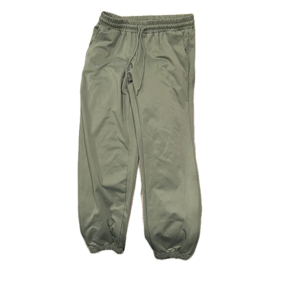 Shein Green Polyester Joggers Womans Size Small